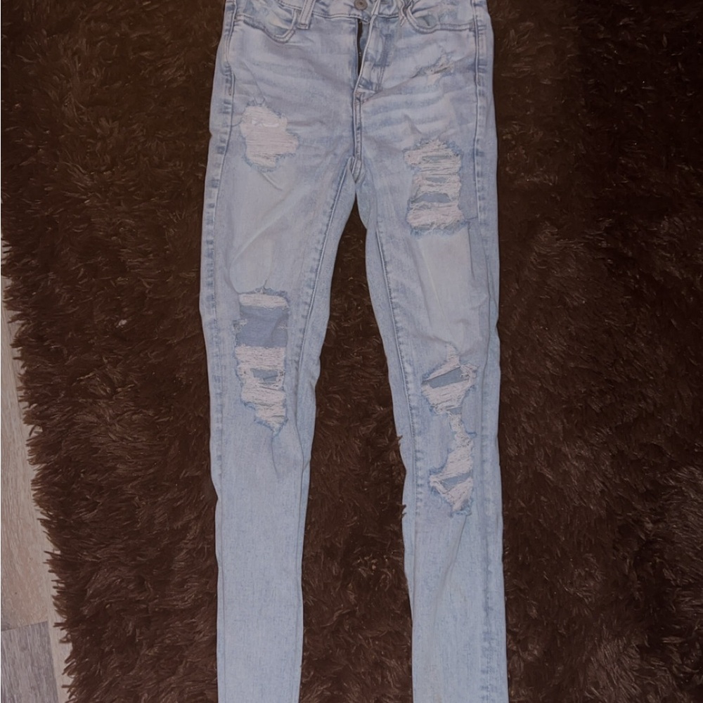 Skinny Distressed American Eagle Jeans